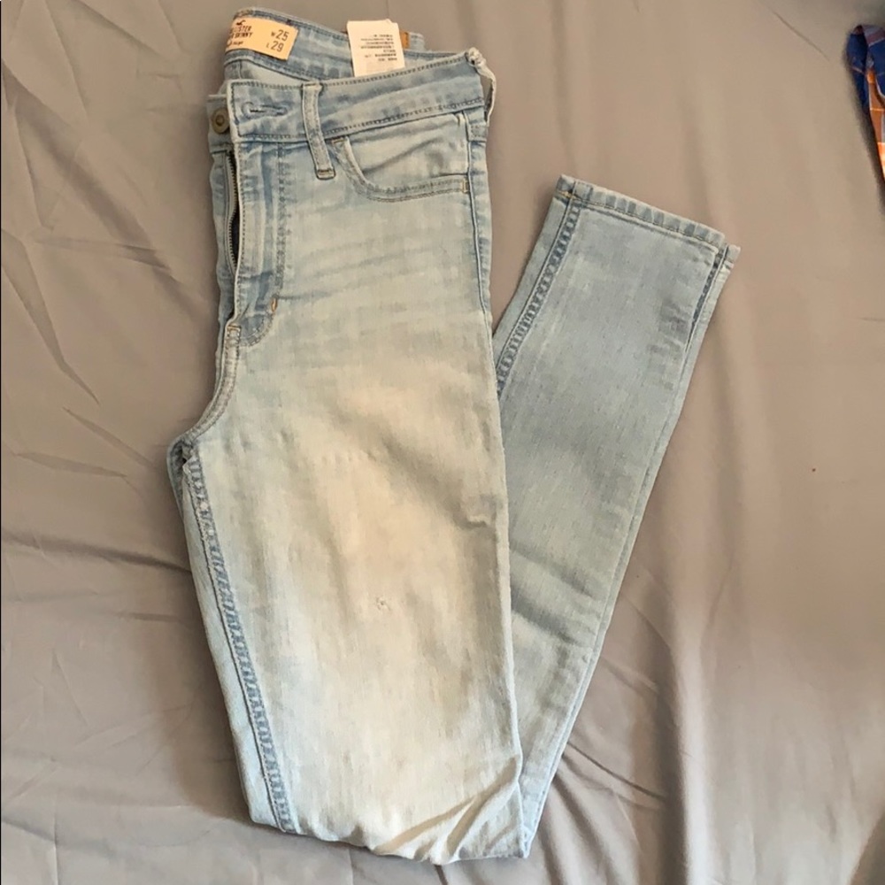 light-wash Hollister pants